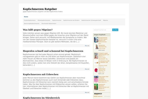 kopfschmerzenhinterkopf.com site used Davi