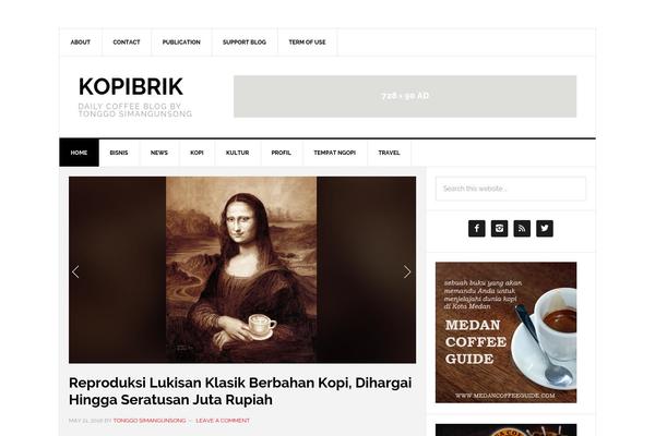 News Pro theme site design template sample