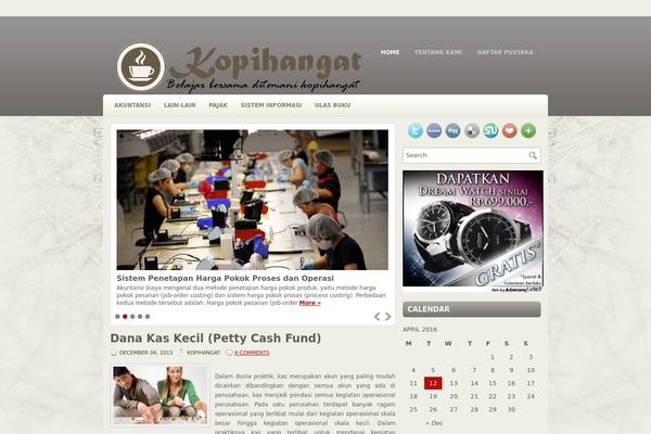 Momento theme site design template sample