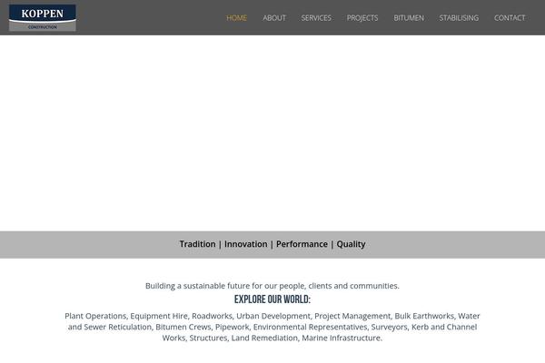 koppens.com.au site used Koppen