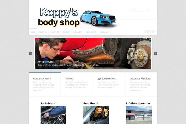 Trim theme site design template sample
