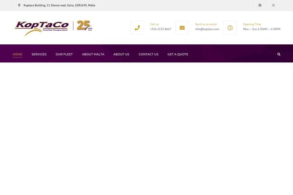 Transport theme site design template sample