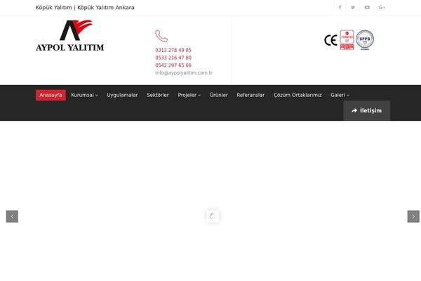 Industry theme site design template sample