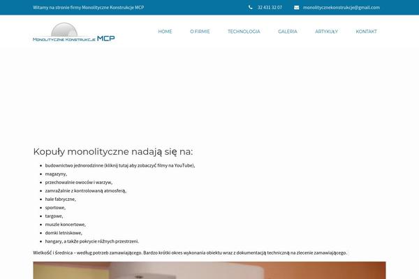 Optima theme site design template sample