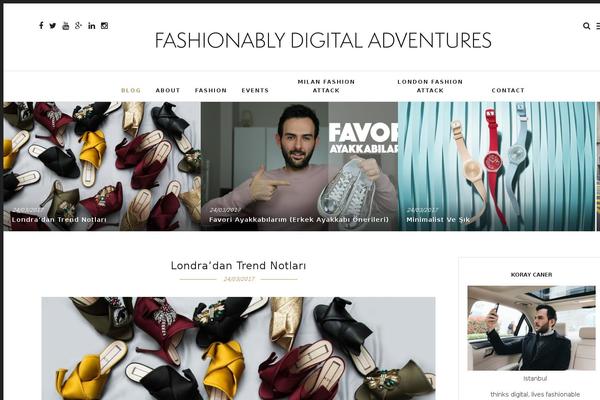 Letsblog theme site design template sample