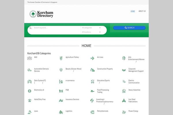 korchamdb.com site used Directory