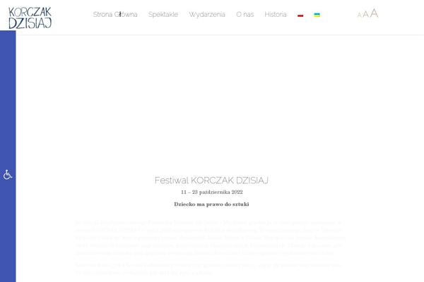 Site using Accessibility-font-resizer plugin