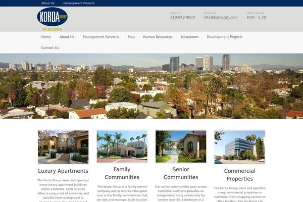Real Spaces theme site design template sample