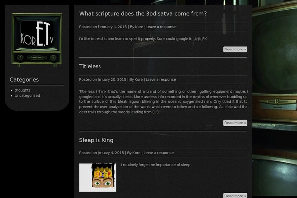 DarkElements theme site design template sample
