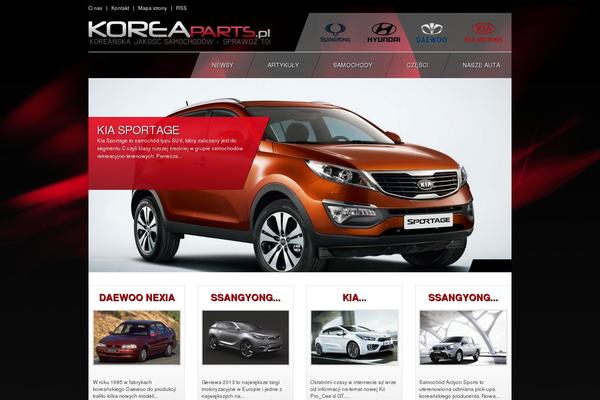 koreaparts.pl site used Korea
