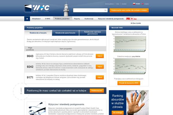 Whc theme site design template sample