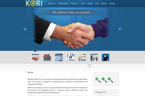 TheCorporation theme site design template sample