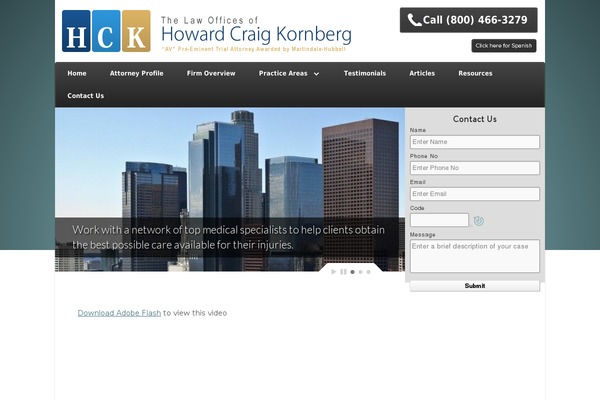 kornberglawfirm.com site used Beardog