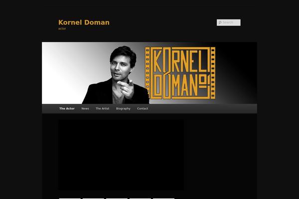 Twenty Eleven theme site design template sample
