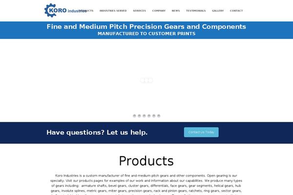 Total Child theme site design template sample