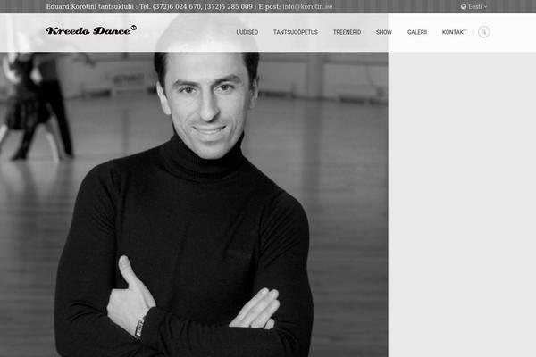 Kinder theme site design template sample