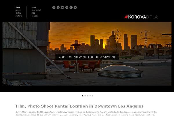 Architecture theme site design template sample