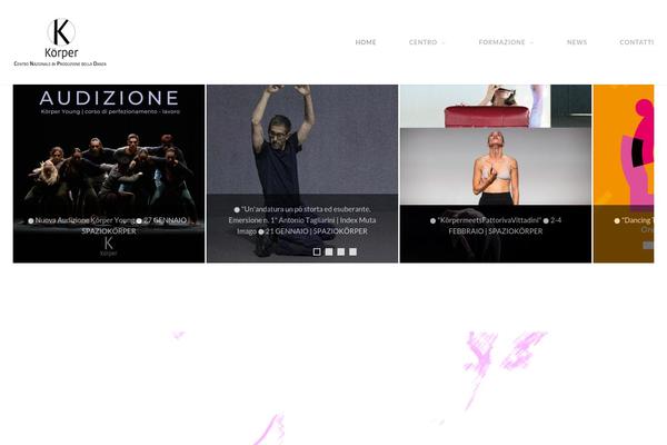Pirouette theme site design template sample