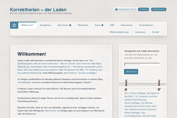 Artificer theme site design template sample