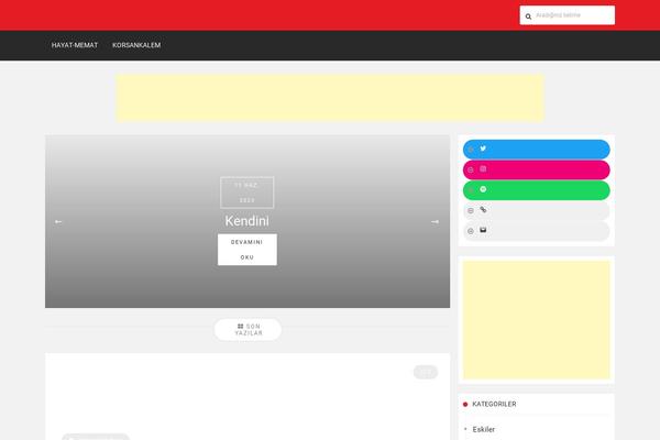 Uckan theme site design template sample