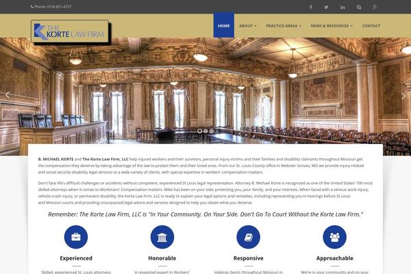 Calypso theme site design template sample