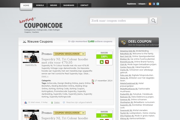 Clipper theme site design template sample