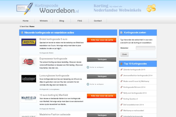 Couponpress theme site design template sample