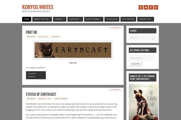 Parabola theme site design template sample