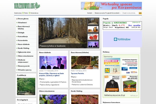 Site using Featured Content Gallery plugin