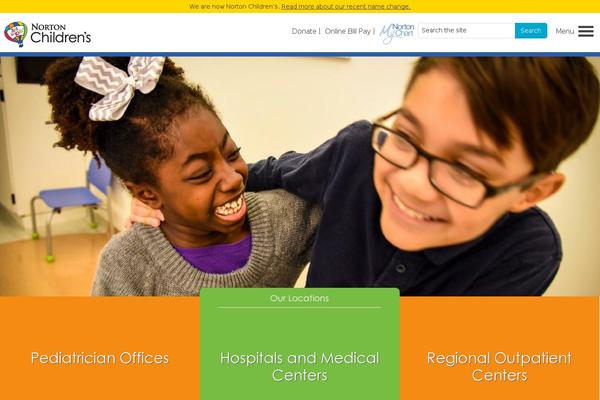 kosairchildrenshospital.com site used Norton