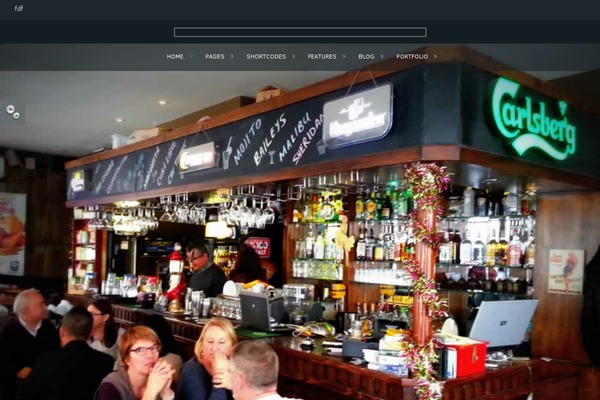 Marine theme site design template sample