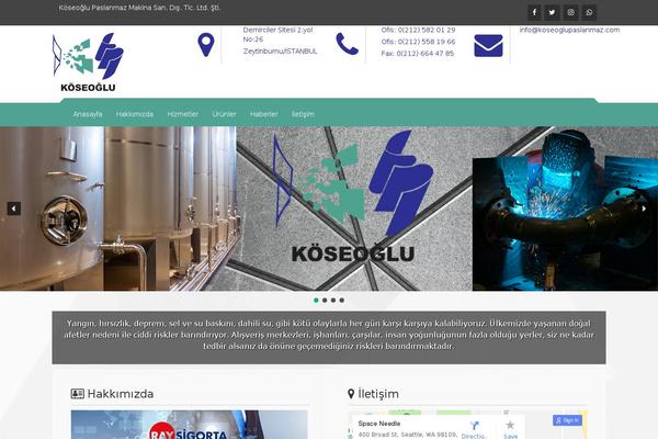 Polytechnic theme site design template sample