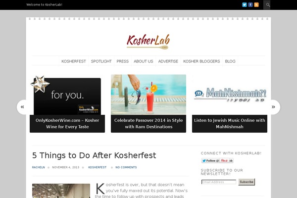 Atlantica theme site design template sample