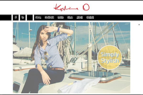 Outlet theme site design template sample