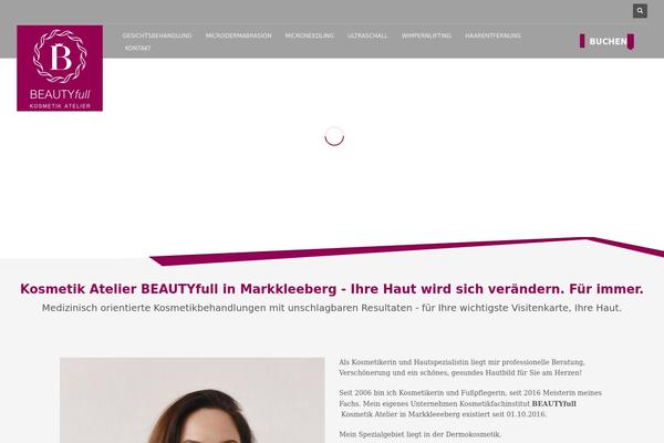 Kallyas theme site design template sample