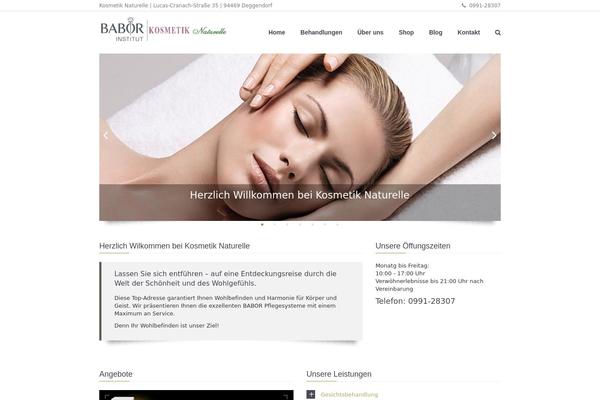 kosmetik-naturelle.de site used Babor-theme-2