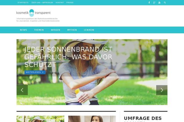 PRESSO theme site design template sample