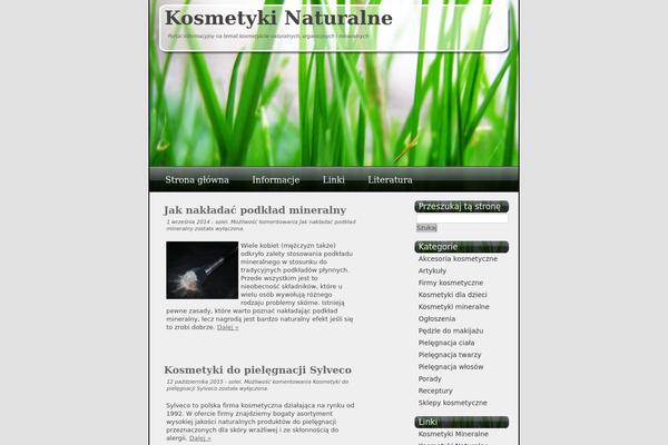 Vista-Like theme site design template sample