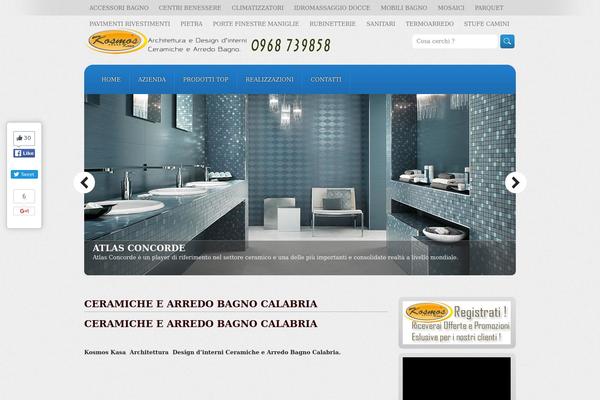 Realty theme site design template sample