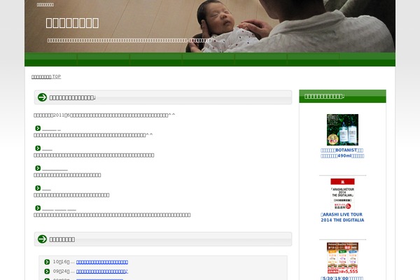Blog theme site design template sample