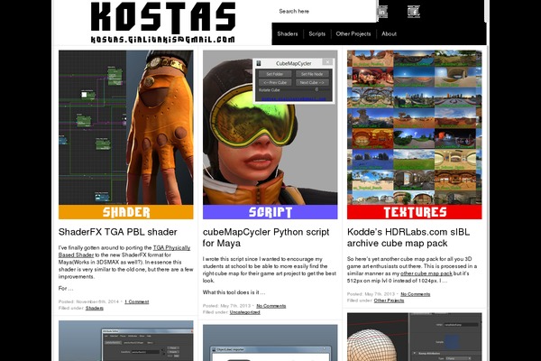 Paragrams theme site design template sample