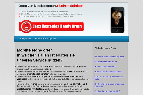kostenloshandyorten.de site used Blazing
