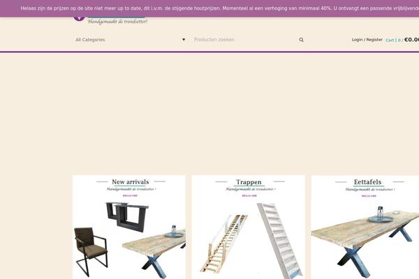 kostermeubels.nl site used Accesspress-store-pro