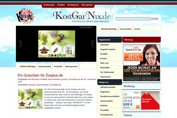 Site using Cool Tag Cloud plugin