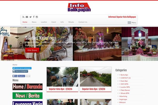 Site using FP News Ticker plugin