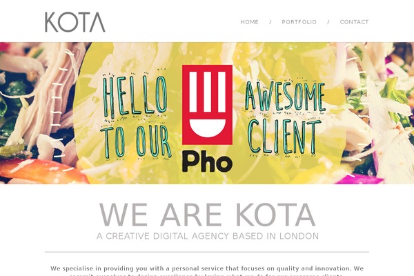 Evol theme site design template sample