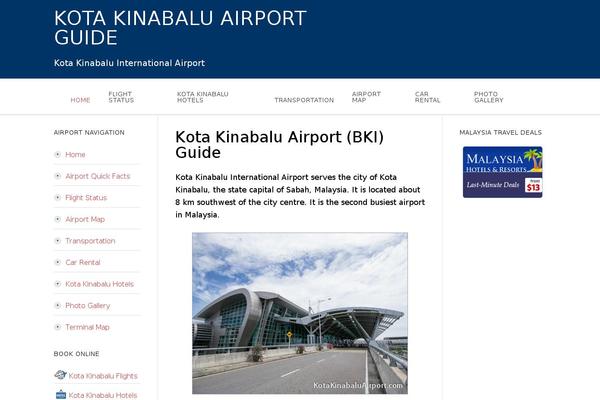 kotakinabaluairport.com site used Eleven40-pro-airport