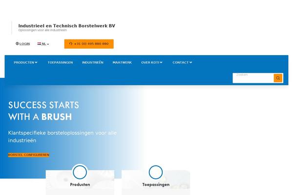 Site using Multilingualpress-site-flags plugin
