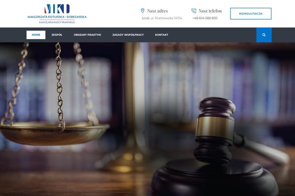 Site using Themestek-attorco-extras plugin