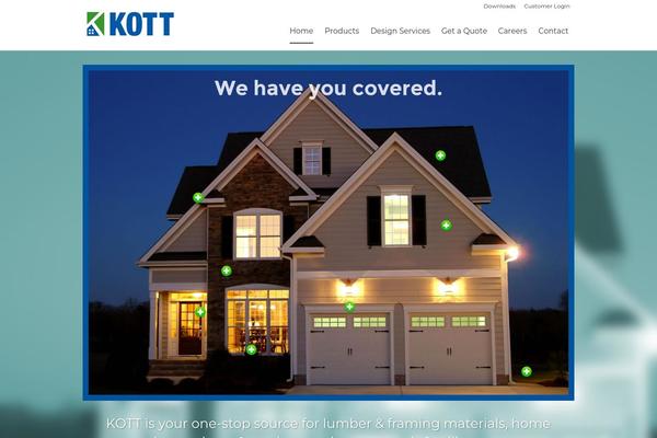 kottgroup.com site used Kott-theme